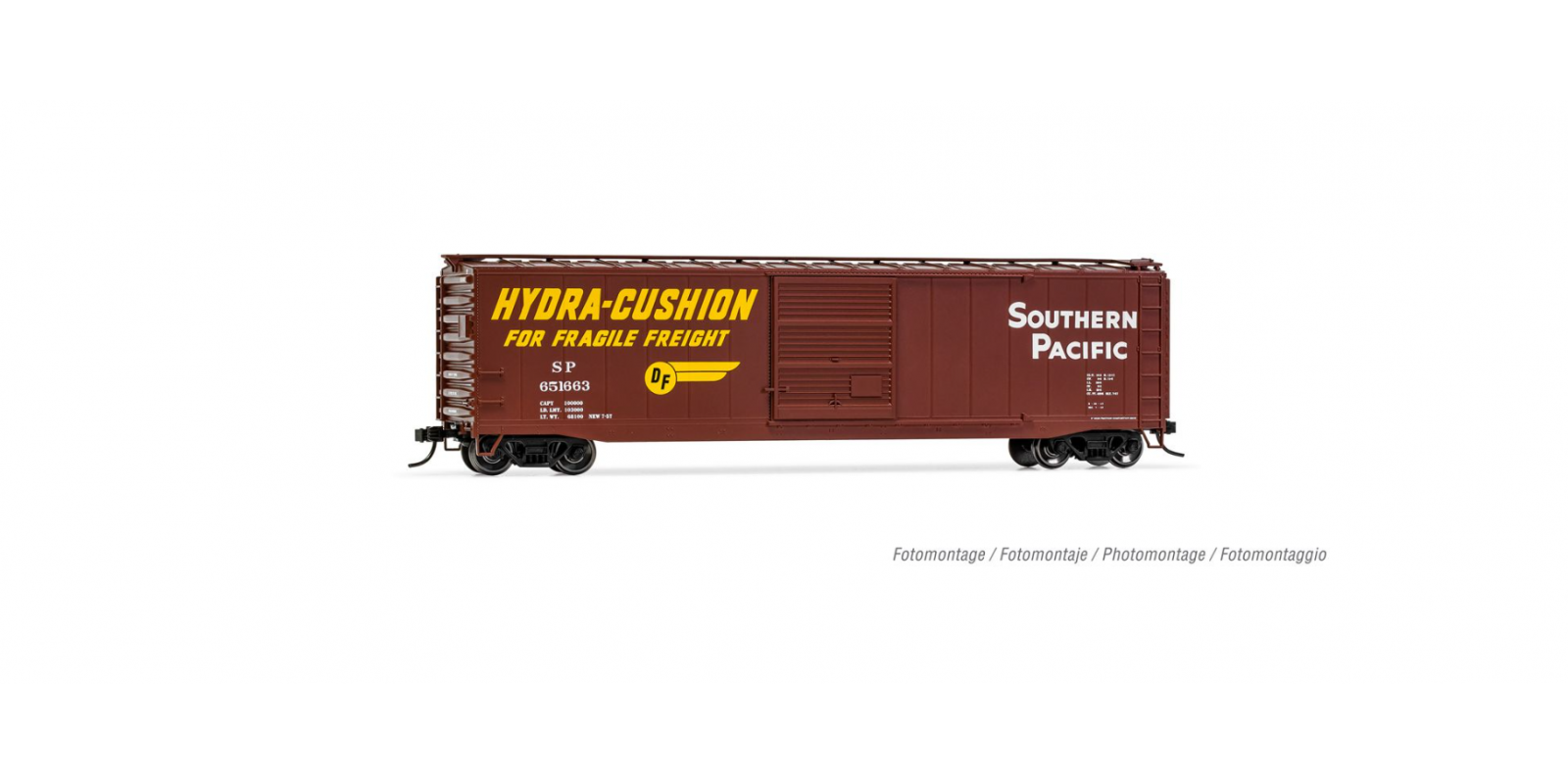 RI6585Β Southern Pacific, Box Car, running number #2 